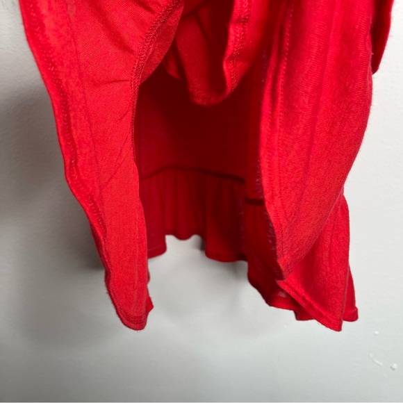 David Lerner Asymmetrical Ruffle Tank in Poppy Linen Blend Size XS Revolve - Picture 10 of 15